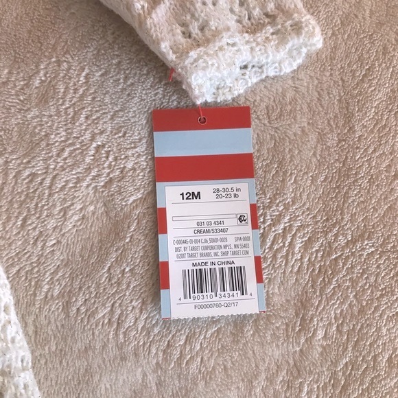 Cat and Jack Toddler Girl Knit Top - Size 12 Months - Picture 6 of 6